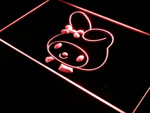 My Melody Head LED Neon Sign