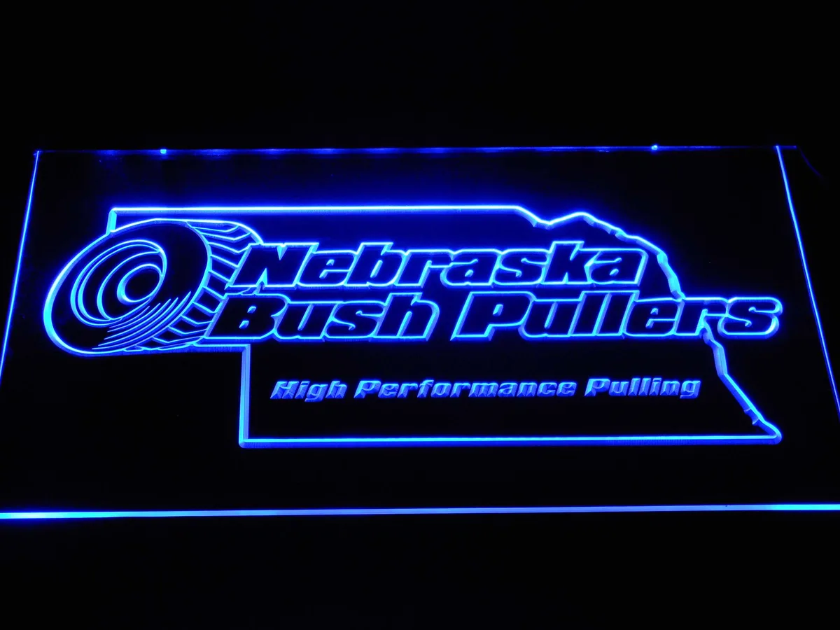 Nebraska Bush Pullers LED Neon Sign