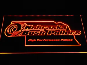Nebraska Bush Pullers LED Neon Sign