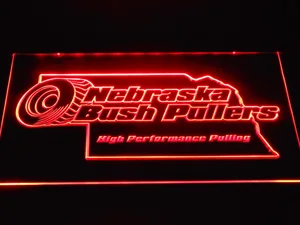 Nebraska Bush Pullers LED Neon Sign