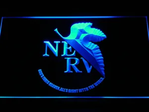 Neon Genesis Evangelion Nerv LED Neon Sign