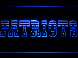 New England Patriots 1971-1992 LED Neon Sign - Legacy Edition