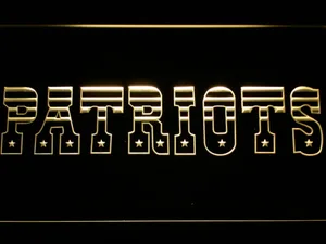 New England Patriots 1971-1992 LED Neon Sign - Legacy Edition