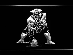 New England Patriots 1971-1992 Minute Man LED Neon Sign - Legacy Edition
