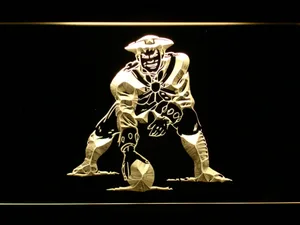 New England Patriots 1971-1992 Minute Man LED Neon Sign - Legacy Edition