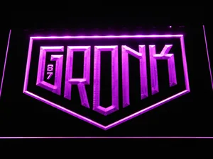 New England Patriots Gronk Logo LED Neon Sign