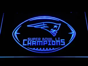 New England Patriots Super Bowl 51 Champions LED Neon Sign