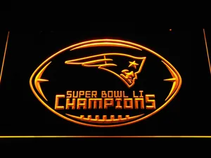 New England Patriots Super Bowl 51 Champions LED Neon Sign