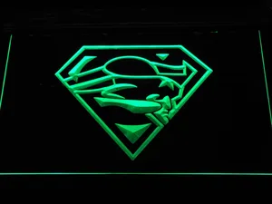 New England Patriots Superman LED Neon Sign