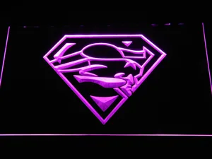 New England Patriots Superman LED Neon Sign