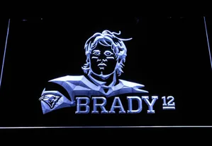 New England Patriots Tom Brady LED Neon Sign