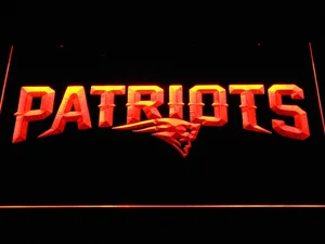New England Patriots Wordmark LED Neon Sign