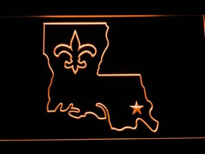 New Orleans Saints 2000-2005 LED Neon Sign - Legacy Edition