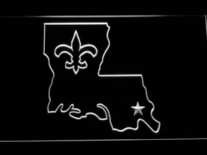 New Orleans Saints 2000-2005 LED Neon Sign - Legacy Edition