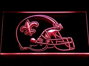 New Orleans Saints Helmet LED Neon Sign