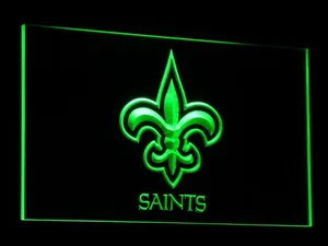 New Orleans Saints Logo LED Neon Sign