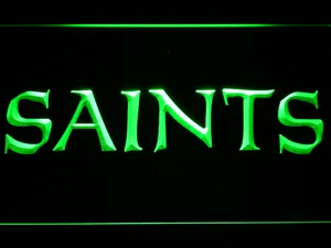 New Orleans Saints Text LED Neon Sign