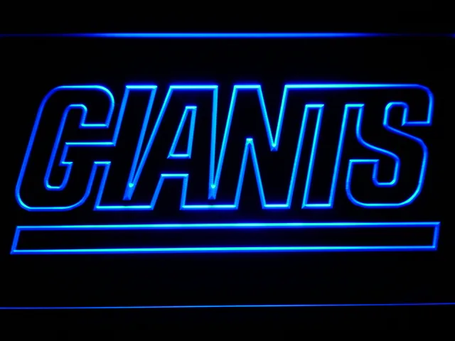 New York Giants 1976-1999 LED Neon Sign - Legacy Edition