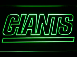 New York Giants 1976-1999 LED Neon Sign - Legacy Edition