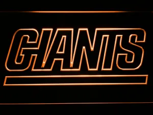 New York Giants 1976-1999 LED Neon Sign - Legacy Edition