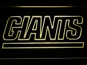 New York Giants 1976-1999 LED Neon Sign - Legacy Edition