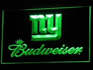 New York Giants Budweiser LED Neon Sign