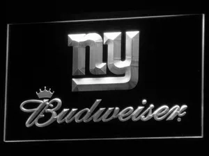 New York Giants Budweiser LED Neon Sign