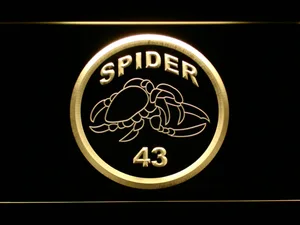 New York Giants Carl "Spider" Lockhart Memorial LED Neon Sign - Legacy Edition
