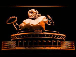 New York Giants QB LED Neon Sign