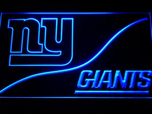New York Giants Split LED Neon Sign