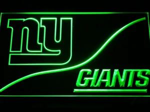 New York Giants Split LED Neon Sign
