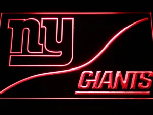 New York Giants Split LED Neon Sign