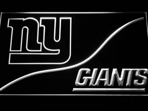New York Giants Split LED Neon Sign