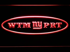 New York Giants Wellington Mara and Robert Tisch Memorial LED Neon Sign - Legacy Edition