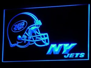 New York Jets Helmet LED Neon Sign