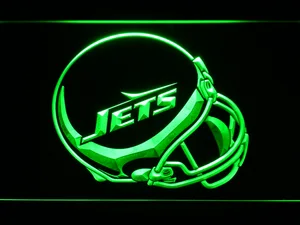 New York Jets Helmet LED Neon Sign
