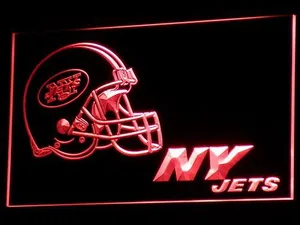 New York Jets Helmet LED Neon Sign