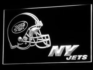 New York Jets Helmet LED Neon Sign
