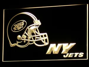 New York Jets Helmet LED Neon Sign