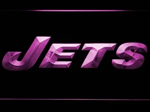 New York Jets Text LED Neon Sign