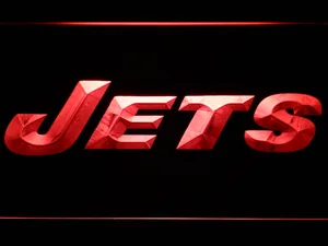 New York Jets Text LED Neon Sign