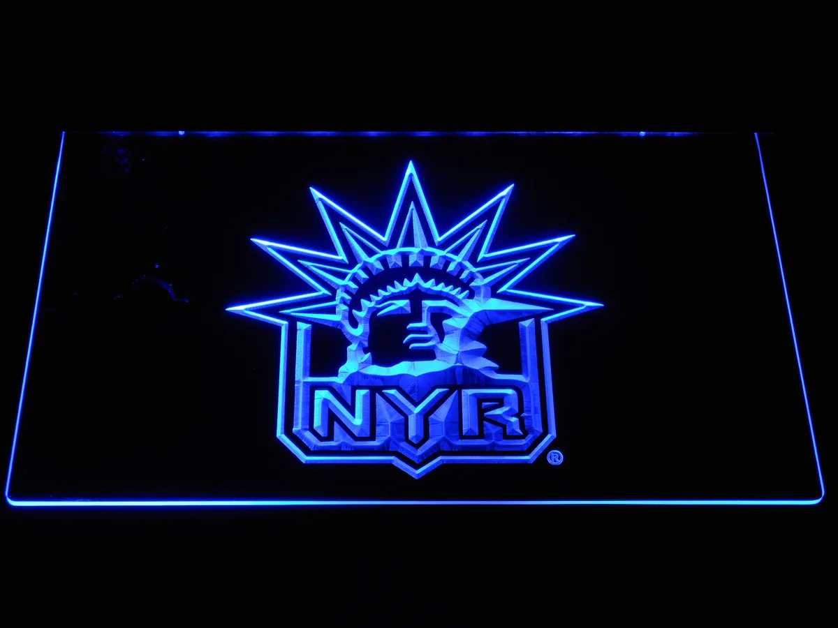 New York Rangers Liberty LED Neon Sign - Legacy Edition