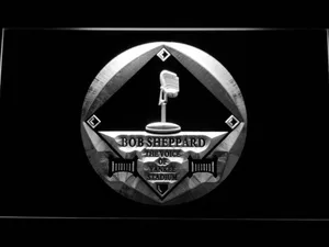 New York Yankees Bob Sheppard Memorial Logo LED Neon Sign - Legacy Edition