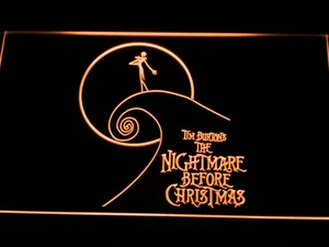 Nightmare Before Christmas Cliff LED Neon Sign
