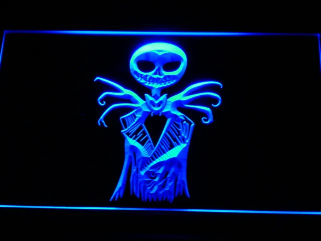 Nightmare Before Christmas Jack Skellington LED Neon Sign
