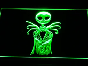 Nightmare Before Christmas Jack Skellington LED Neon Sign