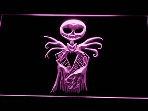 Nightmare Before Christmas Jack Skellington LED Neon Sign
