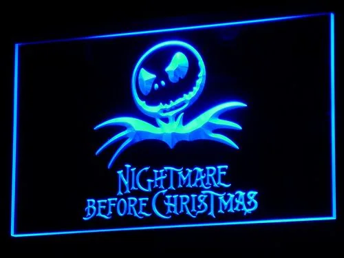 Nightmare Before Christmas LED Neon Sign