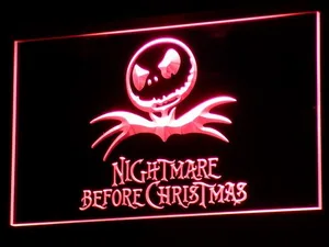 Nightmare Before Christmas LED Neon Sign
