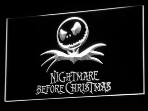 Nightmare Before Christmas LED Neon Sign